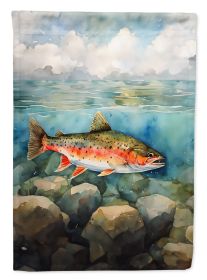 Brook Trout Garden Flag Mailbox Flag Decorative Yard Flag Banner Outside Patio Artwork Yard Flower Beds, Garden Size, Multicolor (Default: Default)